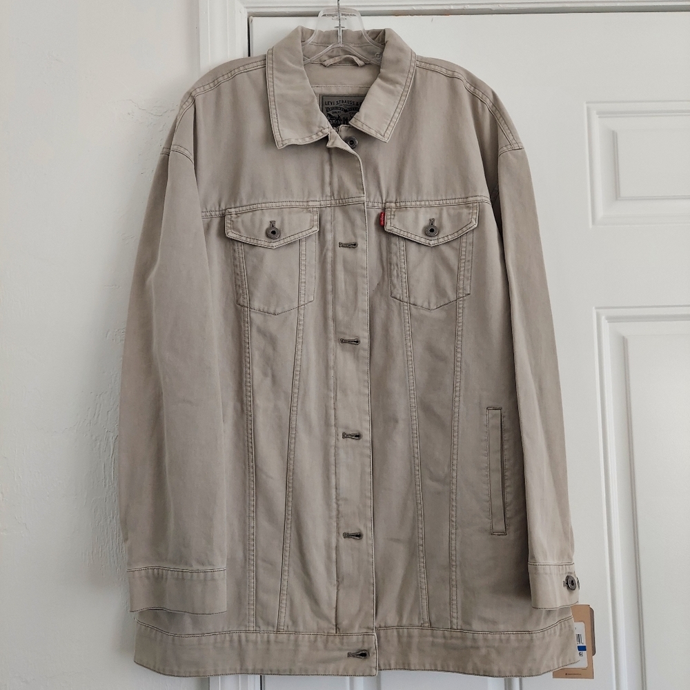 NWT Levi's Light Grey Trucker Jacket